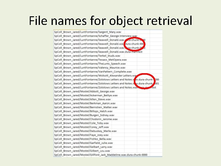 File names for object retrieval 