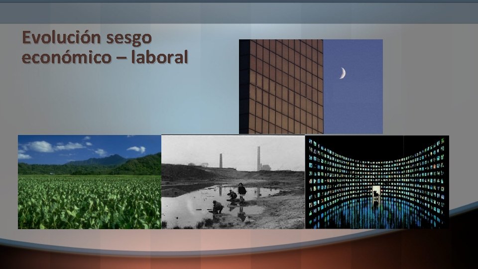 Evolución sesgo económico – laboral 