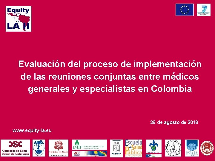 Evaluación del proceso de implementación de las reuniones conjuntas entre médicos generales y especialistas