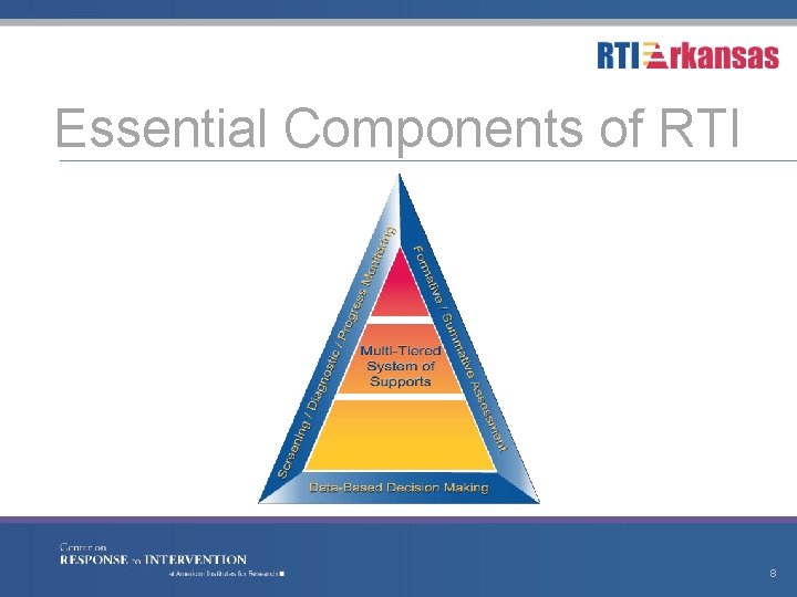 Essential Components of RTI 8 