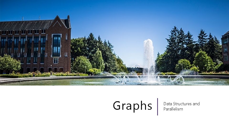 Graphs data structures and parallelism announcements p 3