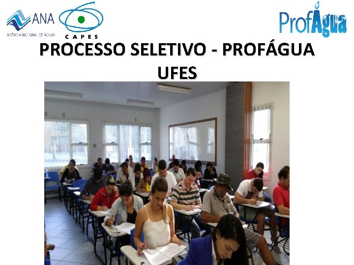 PROCESSO SELETIVO - PROFÁGUA UFES 