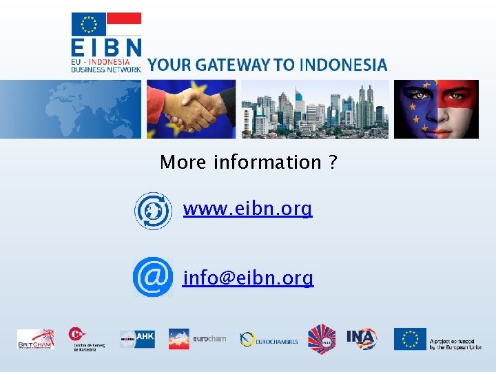 More information ? www. eibn. org info@eibn. org 
