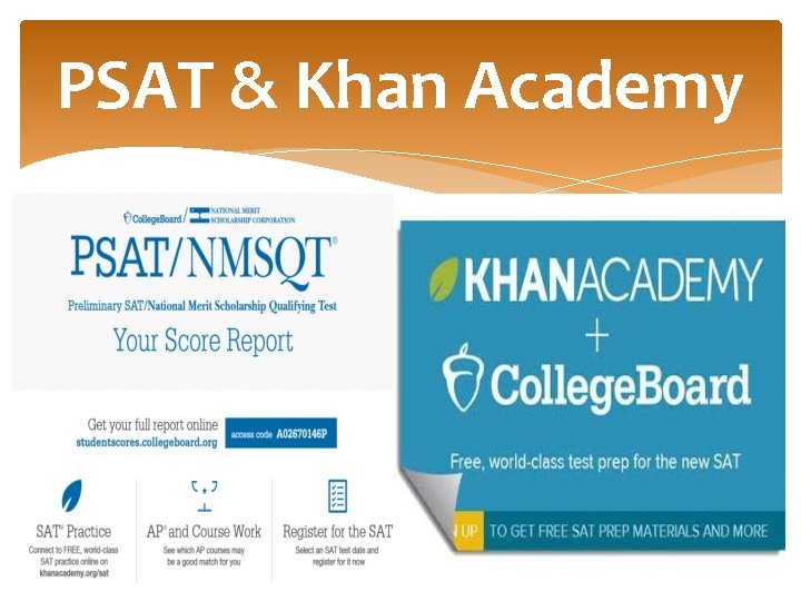 PSAT & Khan Academy 