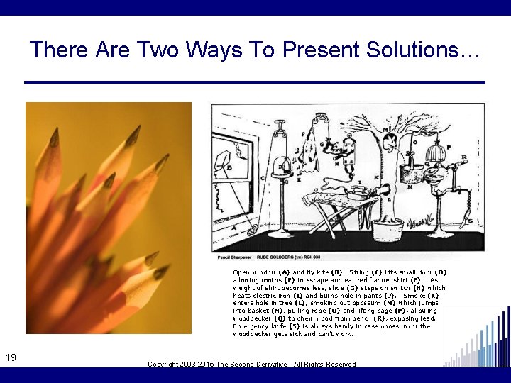 There Are Two Ways To Present Solutions… Open window (A) and fly kite (B).