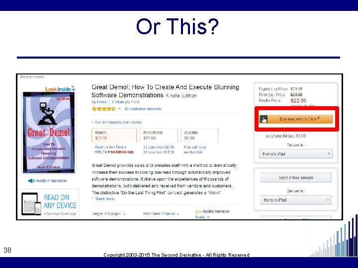 Or This? 38 Copyright 2003 -2015 The Second Derivative - All Rights Reserved 