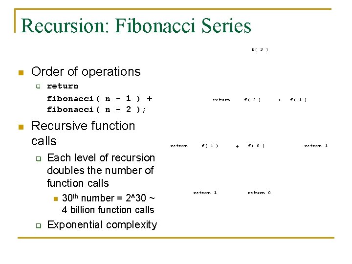 IS 2610 Data Structures Recursion Divide and conquer