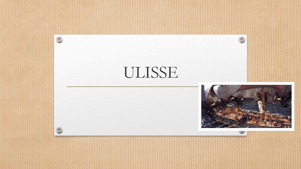 ULISSE 