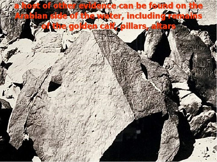 a host of other evidence can be found on the Arabian side of the a host of other evidence can be found on the Arabian side of the