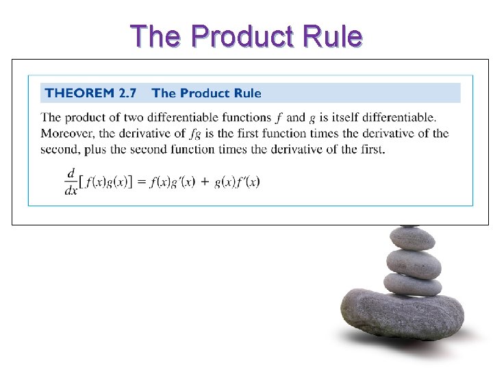 The Product Rule 
