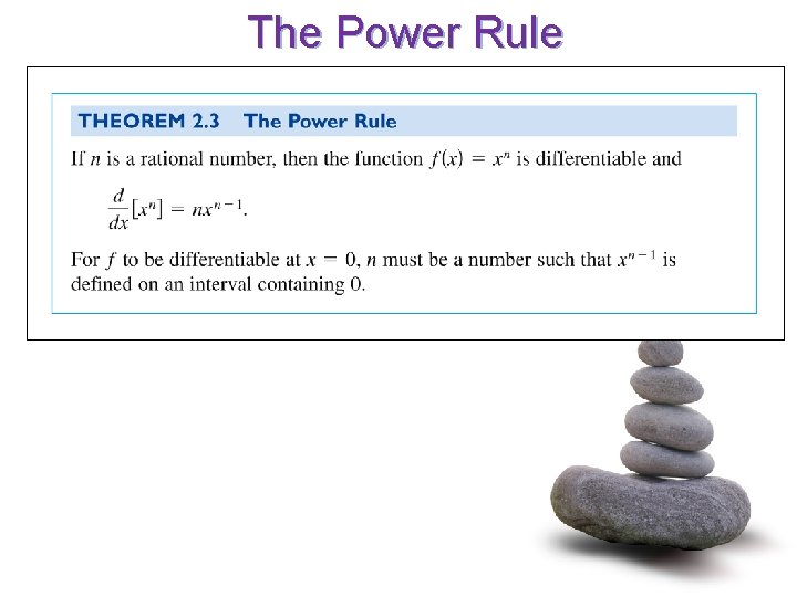 The Power Rule 