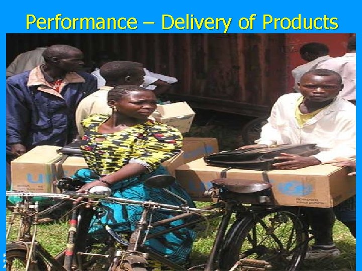 Performance – Delivery of Products 