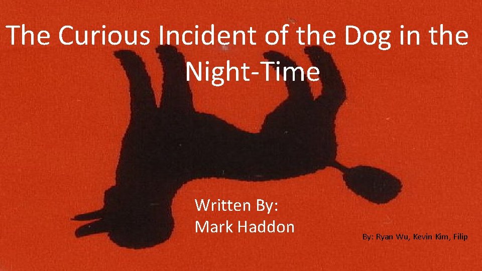 The Curious Incident of the Dog in the Night-Time Driving Question: What impact does