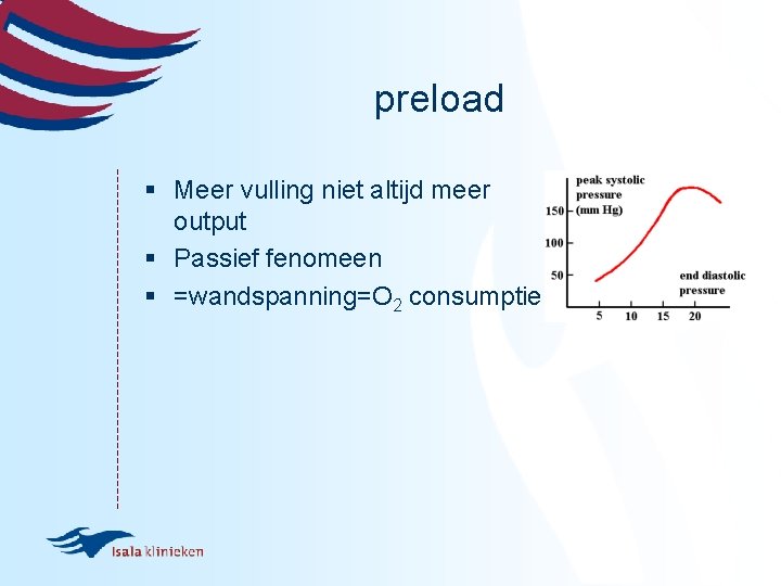 preload § Meer vulling niet altijd meer output § Passief fenomeen § =wandspanning=O 2