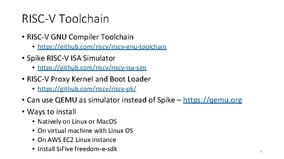 Multiplication and Division RISCV Toolchain CS 3432 Fall