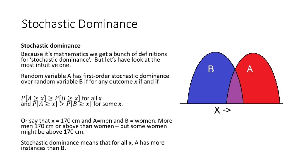 Stochastic Dominance • 