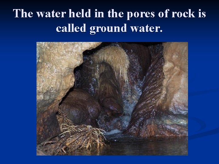 Do Rocks Contain Water Bodies of Water Presentation created by Robert Martinez