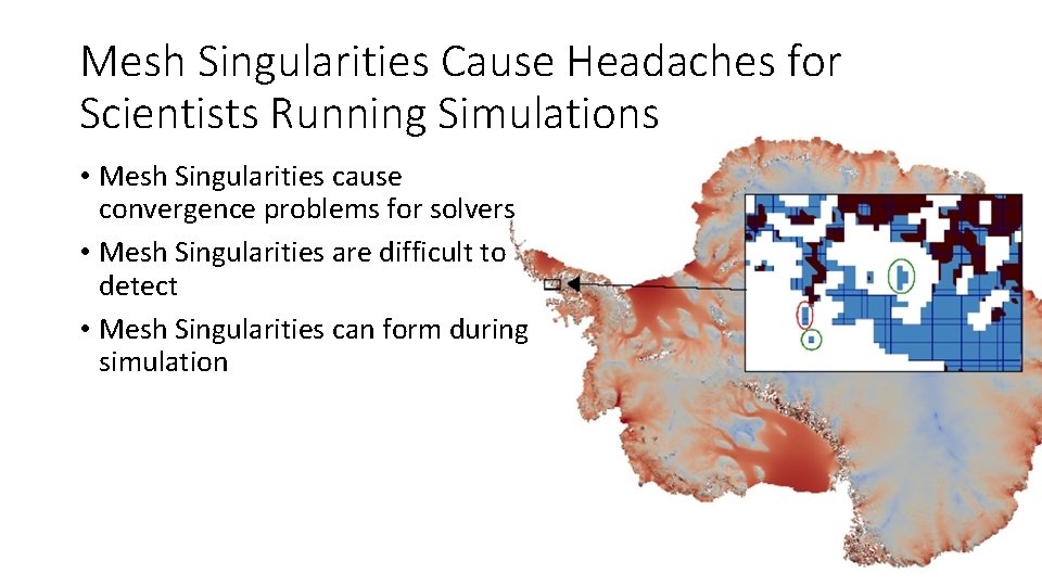 Mesh Singularities Cause Headaches for Scientists Running Simulations • Mesh Singularities cause convergence problems