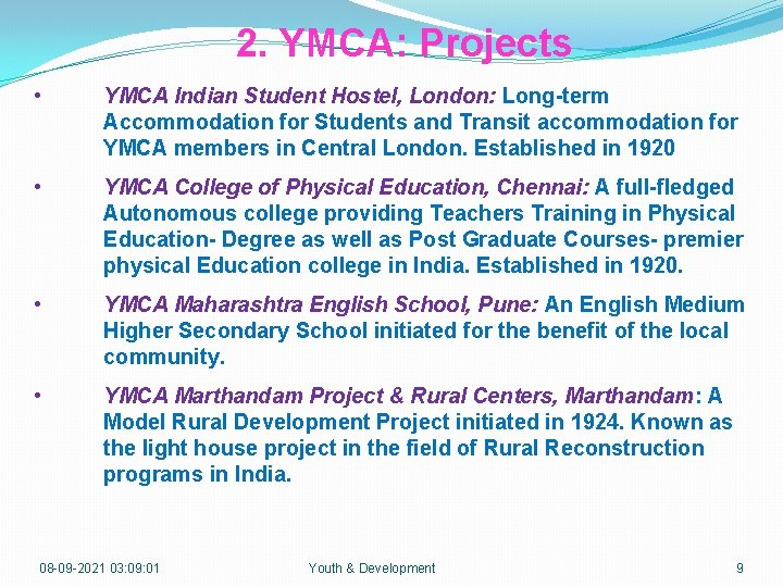 2. YMCA: Projects • YMCA Indian Student Hostel, London: Long-term Accommodation for Students and