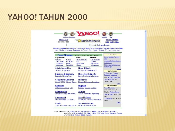 YAHOO! TAHUN 2000 