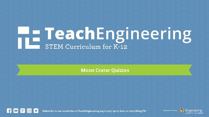 Moon Crater Quizzes 