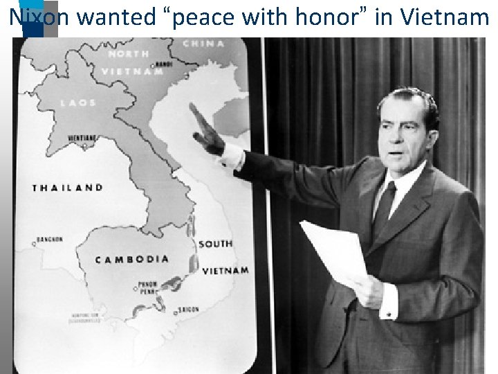 Nixon wanted “peace with honor” in Vietnam 