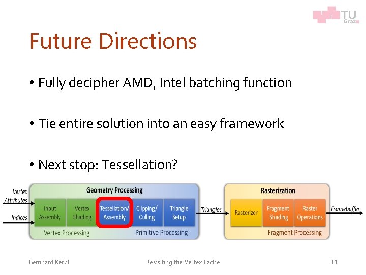 Future Directions • Fully decipher AMD, Intel batching function • Tie entire solution into