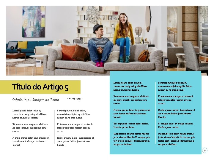 Título do Artigo 5 Subtítulo ou Sinopse do Tema Autor do Artigo Lorem ipsum