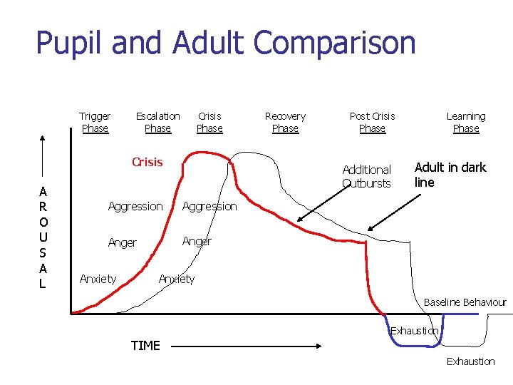 Pupil and Adult Comparison Trigger Phase Escalation Phase Crisis A R O U S
