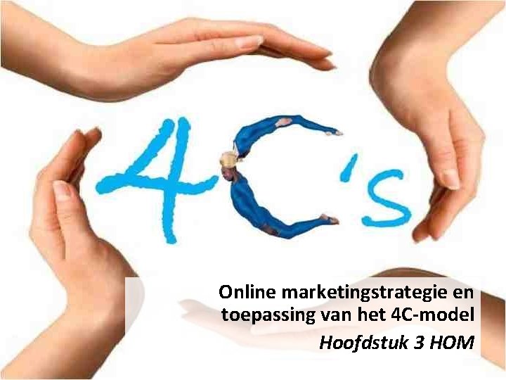Online marketingstrategie en toepassing van het 4 C-model Hoofdstuk 3 HOM 