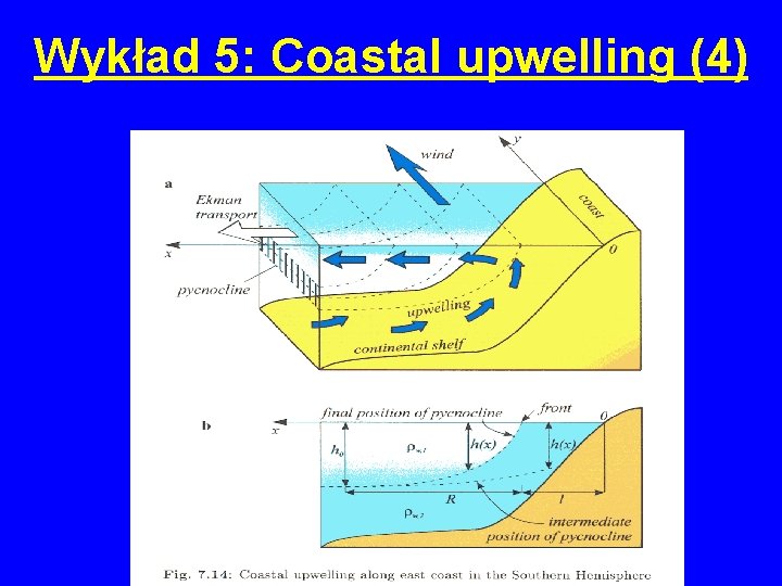 Wykład 5: Coastal upwelling (4) 