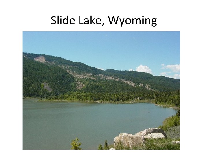 Slide Lake, Wyoming 