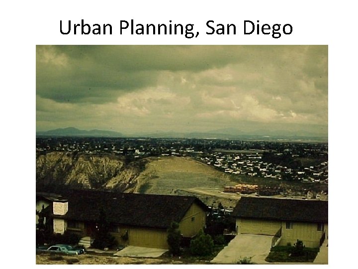 Urban Planning, San Diego 