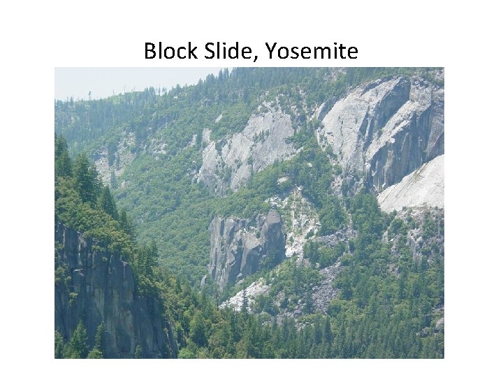 Block Slide, Yosemite 