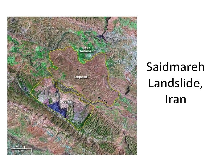 Saidmareh Landslide, Iran 