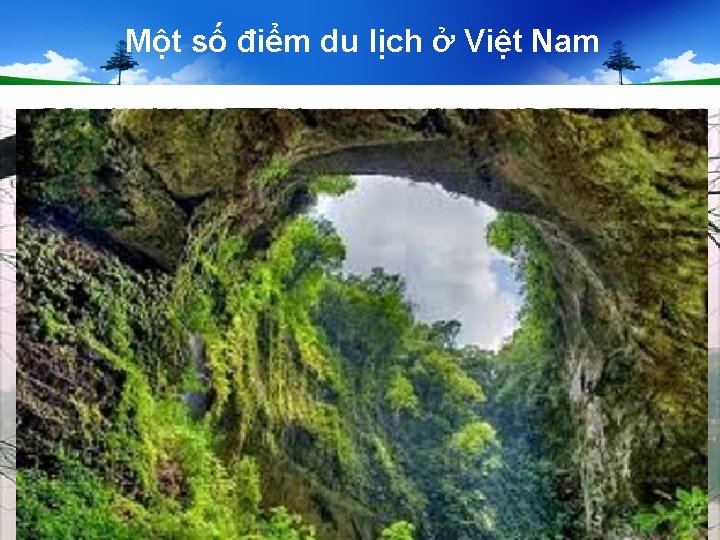 Một số điểm du lịch ở Việt Nam 