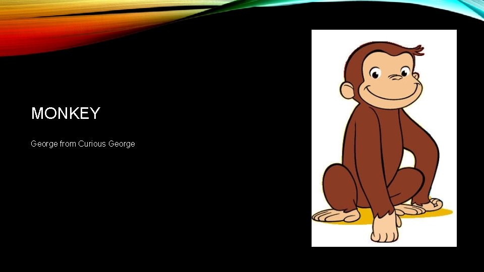 MONKEY George from Curious George 