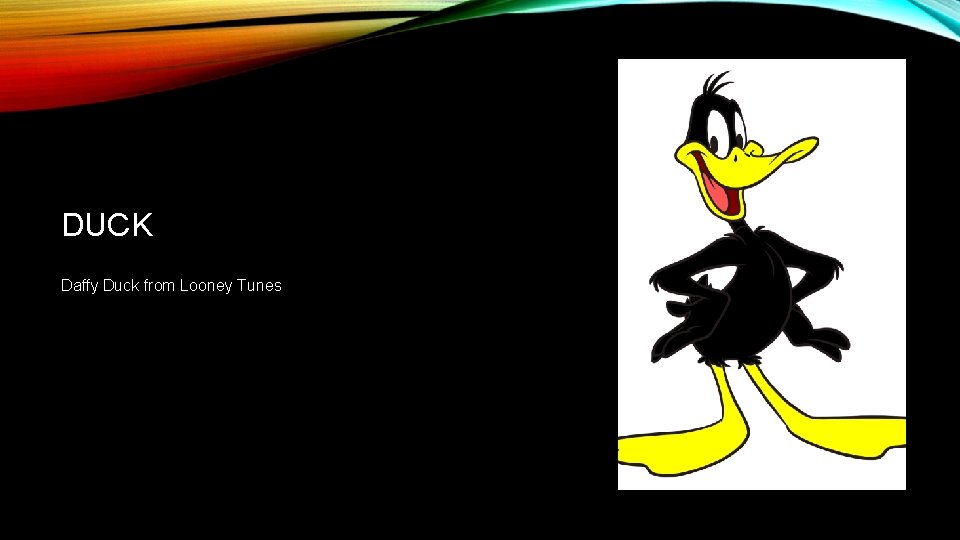 DUCK Daffy Duck from Looney Tunes 