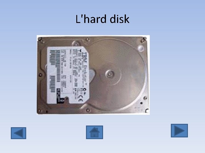 L'hard disk 