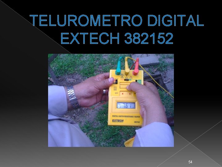TELUROMETRO DIGITAL EXTECH 382152 54 