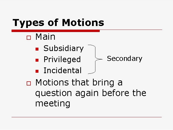 Because Robert Said So Parliamentary Procedure Explained Paul