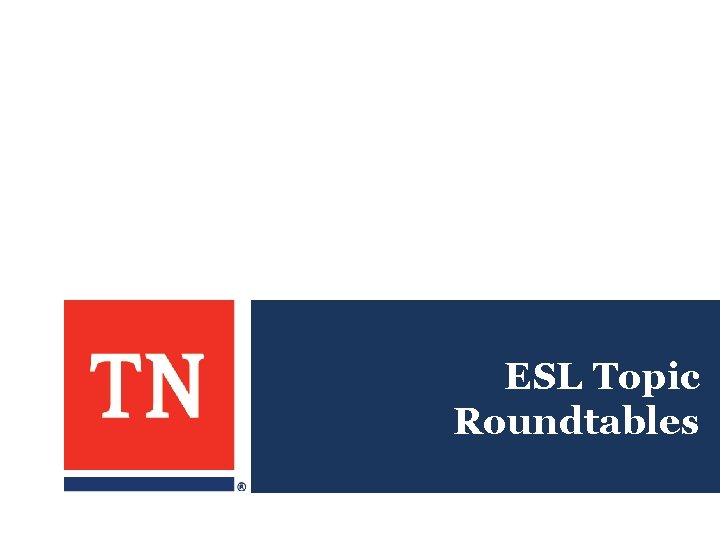 ESL Topic Roundtables 