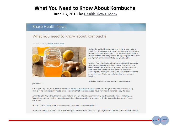 What You Need to Know About Kombucha June 13, 2016 by Health News Team