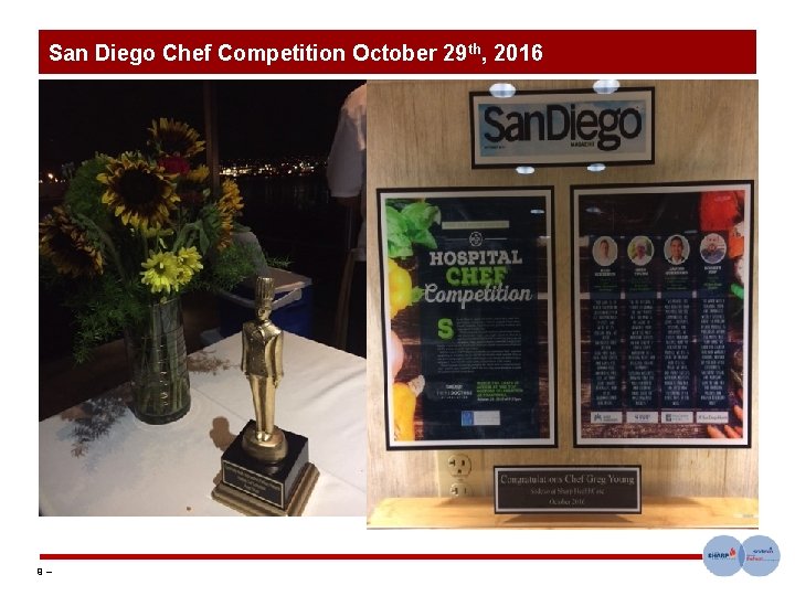 San Diego Chef Competition October 29 th, 2016 9– 