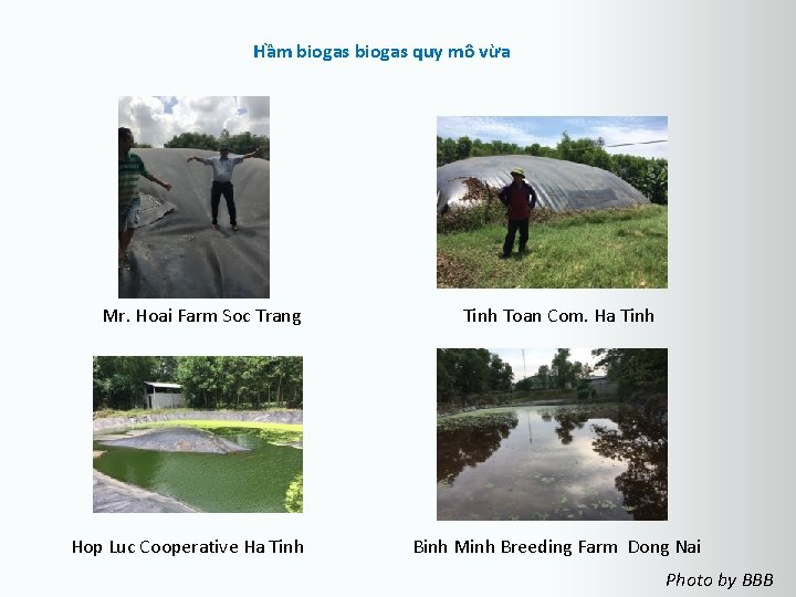 Hầm biogas quy mô vừa Mr. Hoai Farm Soc Trang Hop Luc Cooperative Ha