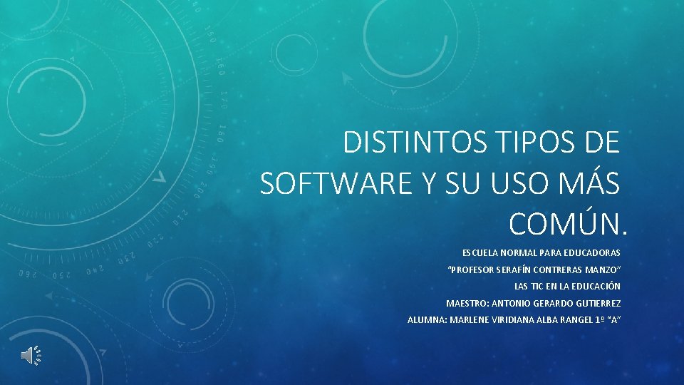 DISTINTOS TIPOS DE SOFTWARE Y SU USO MS