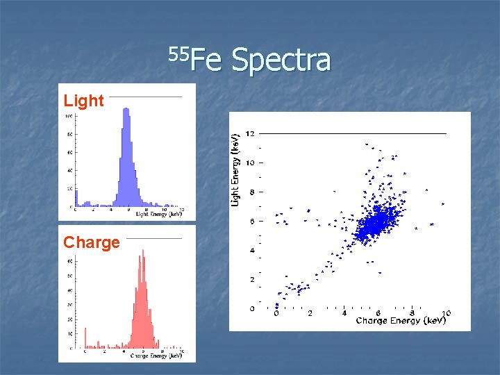 55 Fe Light Charge Spectra 