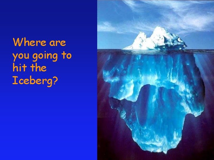Where are you going to hit the Iceberg? Physics 101: Lecture 17, Pg 8