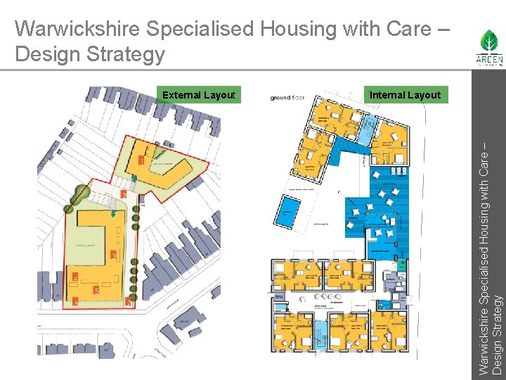 Warwickshire Specialised Housing with Care – Design Strategy Internal Layout Warwickshire Specialised Housing with