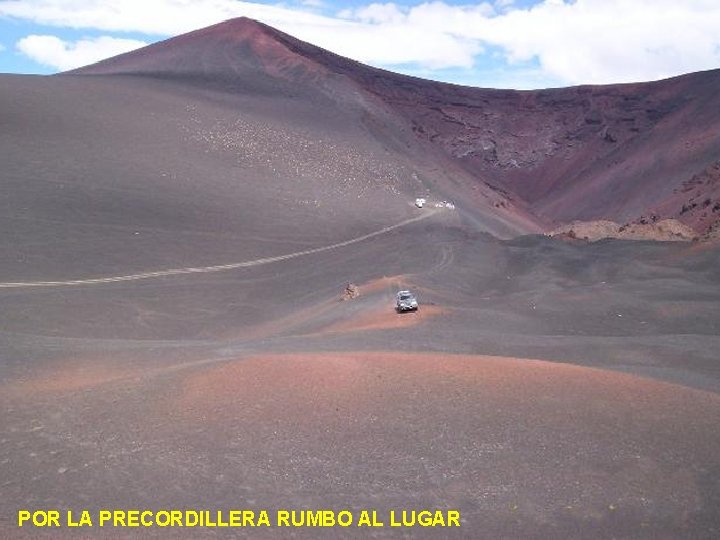 POR LA PRECORDILLERA RUMBO AL LUGAR 